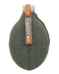 Swedish Army WW2 WW11 Genuine Used Water Bottles Canteen with Felt Cover Flasks