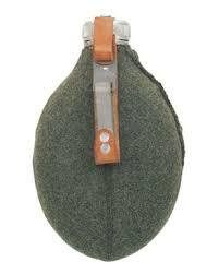 Swedish Army WW2  WW11 Genuine Used Water Bottles Canteen with Felt Cover Flasks