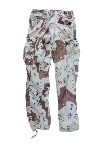 US / American Army Gulf War Issue Desert 6 Colour Pattern Choc Chip / Cookie Camo Combat Trousers - Used
