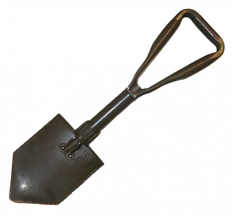 British Army used Genuine Nato 3-Way Folding Shovel