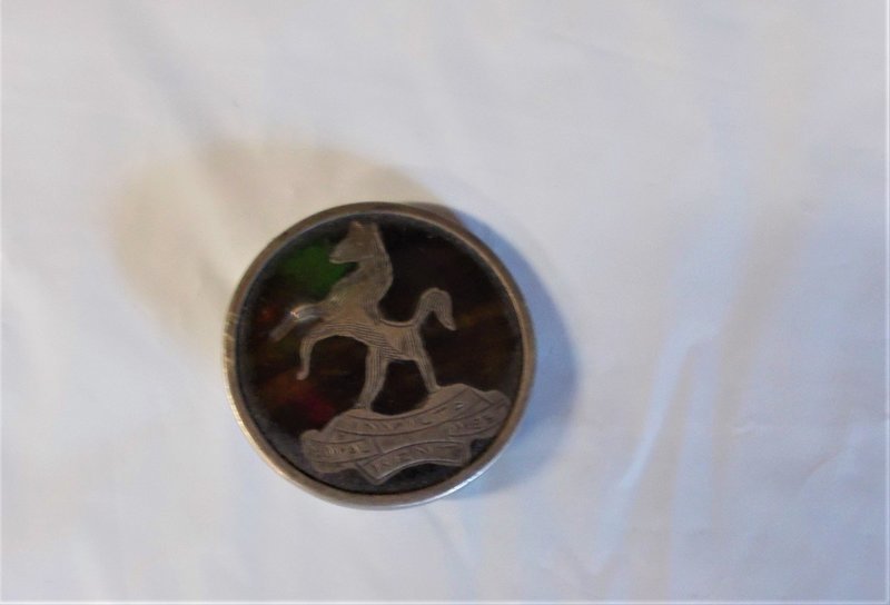 British Army WW1 Royal West Kent Regiment Sweetheart Brooch