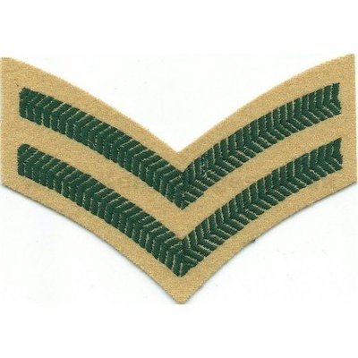 British Army Light Infantry Rank Stripes Badge
