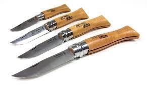 New Opinel Carbon Steel Lock Knives