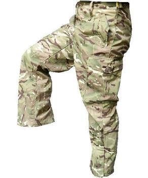 British Army Genuine MTP PCS  Camo Windproof Combat Trousers