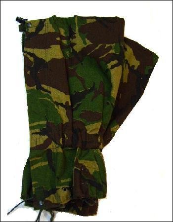 British Army New Issue MK1 DPM Camo Canvas Heavy Weight Gaiters