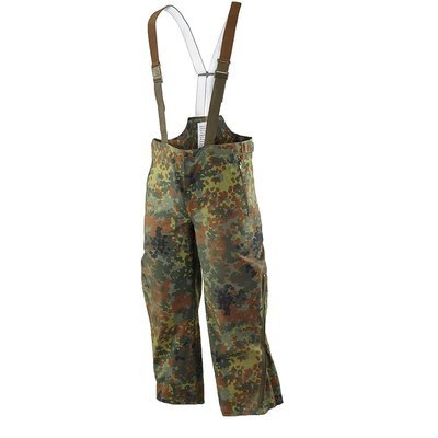German Army Genuine Flecktarn Camouflage Goretex Waterproof Trousers