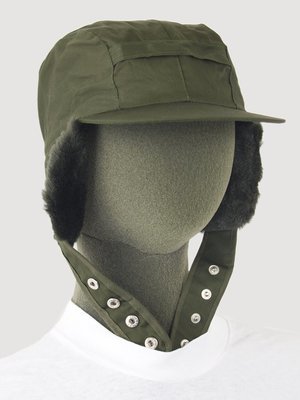 New Olive Fur trimmed Trapper Hat