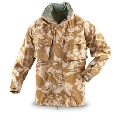 British Army Genuine New Desert Camo Goretex Waterproof Jackets with Pockets