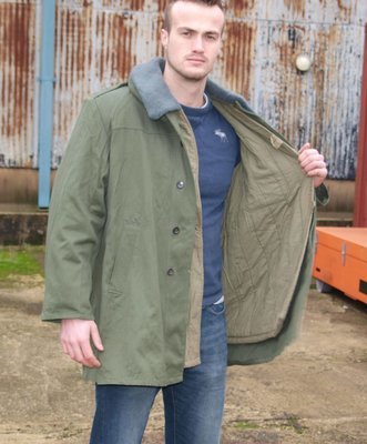 Hungarian Army Genuine Used Olive Parka With Thermal Liner