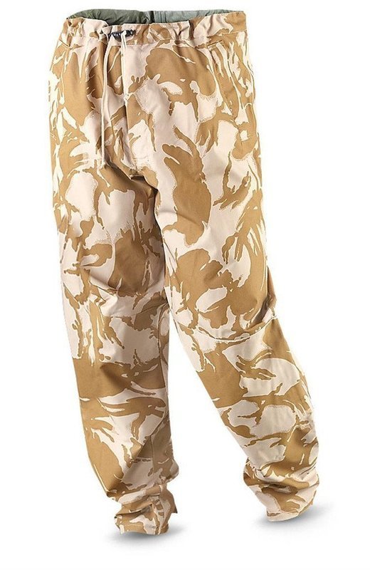 New British Army Genuine Desert Camouflage Gore-tex Waterproof  Trousers