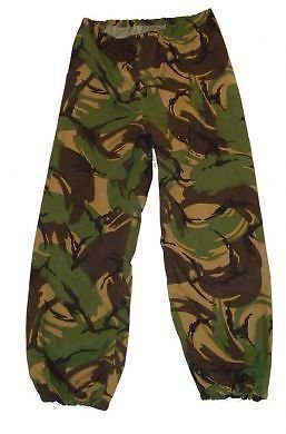 British Army Genuine DPM Camouflage Goretex  Waterproof Trousers