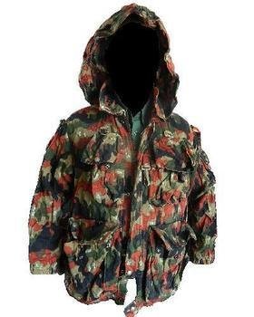 Swiss Army Genuine Alpenflage Sniper Combat Smock Jackets