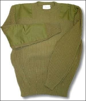 British Army New Genuine Issue Olive Wool Jumpers