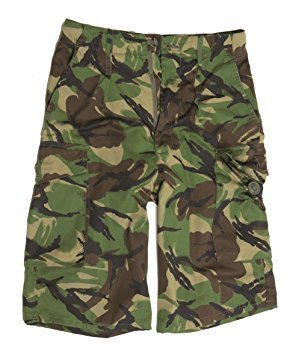 British Army Used DPM Camo Woodland Shorts