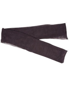 Black Scrim Net Scarf