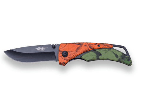 New Joker Folding Lock Knife Green & Orange Knives