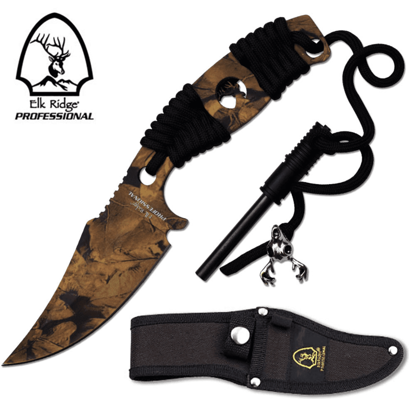 ELK RIDGE Professional EP-20-01CA Fixed Blade Knives
