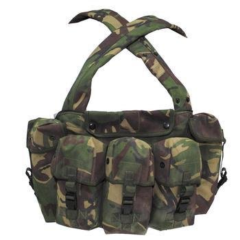 British Army Genuine Surpergrade PLCE Chest Webbing Set, Woodland DPM Webbing Chest Rig