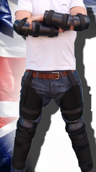 British Ex-Police Riot Protection Body Armour Pads