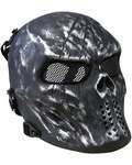 Skull Mesh Masks - Gun Metal Grey BB Air Soft