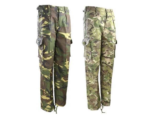 New Kids DPM Camo 6 Pocket Trousers