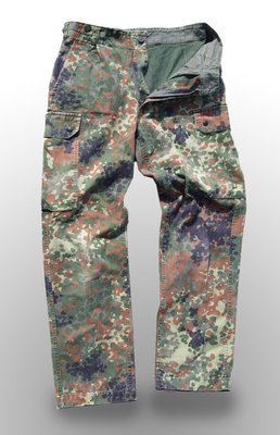 German Army Genuine Used Flecktarn Camo Trousers