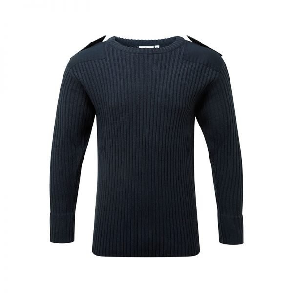 New Blue Castle Crew Neck Combat Wool Style Jumpers