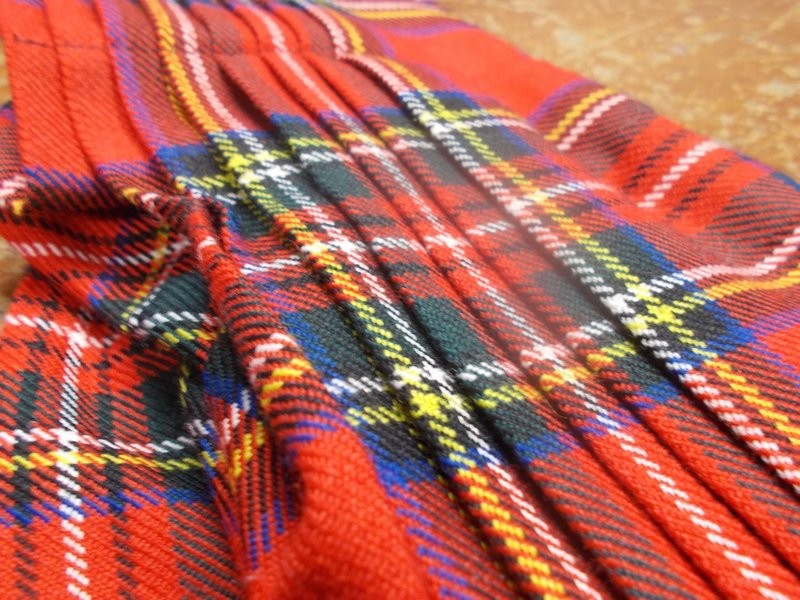 British Army Royal Guards New Stewart Tartan Half Plaid
