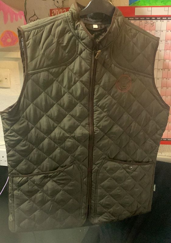 Percussion Diamond Quilted Body Warmer / Gilet - Dark Khaki
