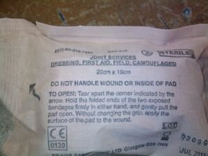 British Army New Genuine Issue  Field Dressings Bandages