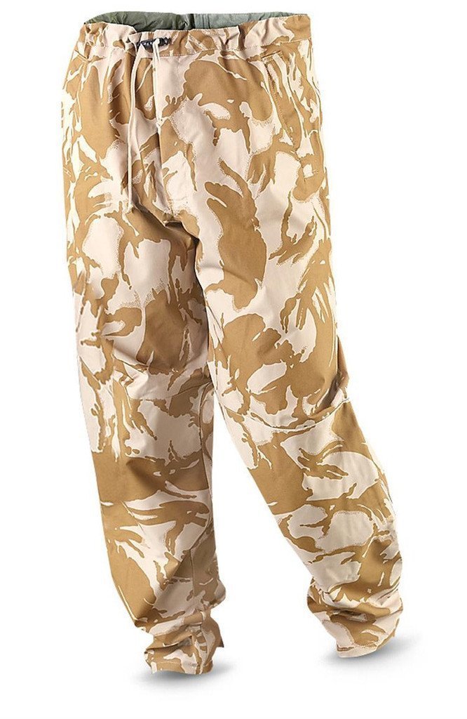 New British Army Genuine Desert Camouflage Gore-tex Waterproof Trousers New British Army Genuine Desert Camouflage Gore-tex Waterproof Trousers