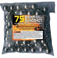 New Slingshot Ammunition 9.5mm Steel Ammo 75 in Bag New Slingshot Ammunition 9.5mm Steel Ammo 75 in Bag