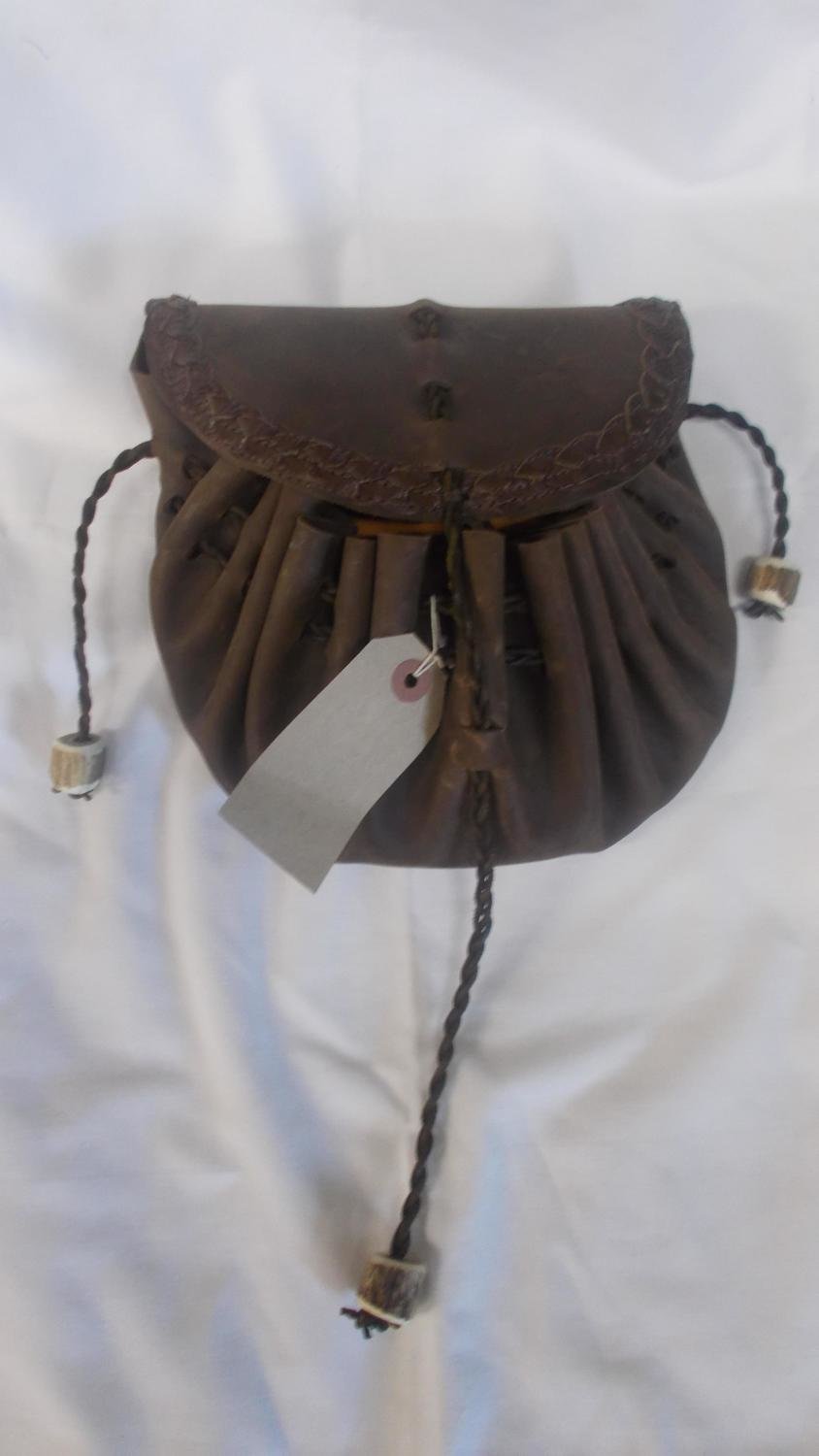 Vintage Original Scottish Leather Sporran Vintage Original Scottish Leather Sporran