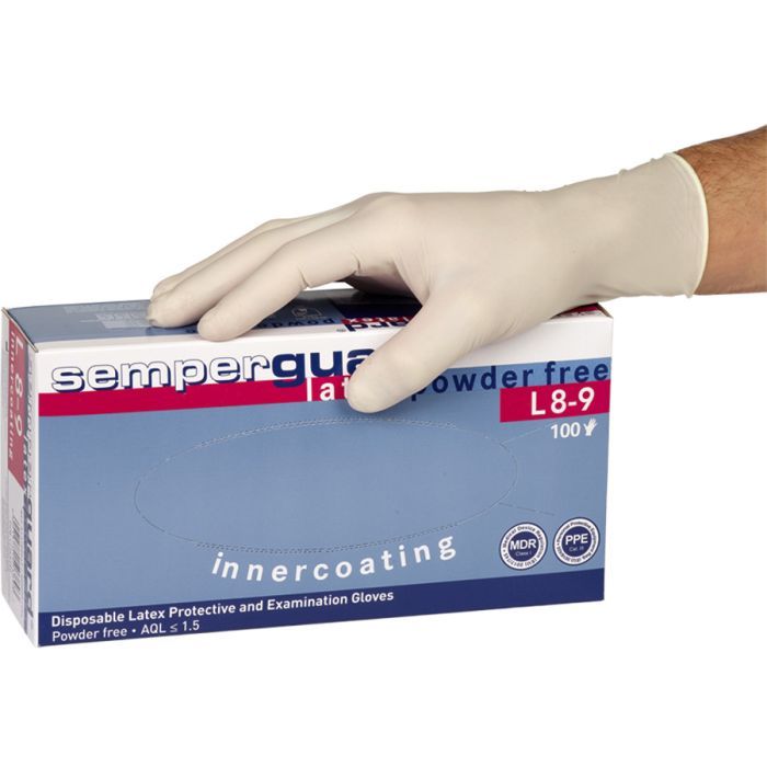 Einweghandschuhe SEMPERIT SEMPERGUARD LATEX PF