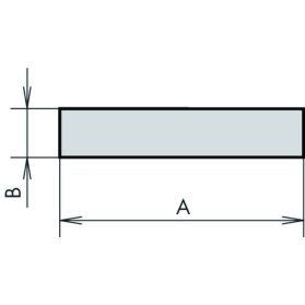 Moosgummiprofil grau