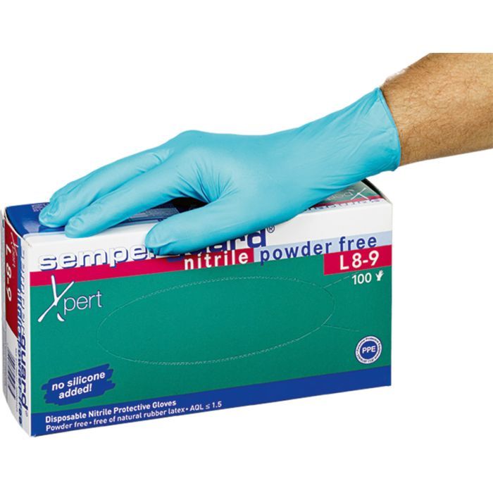 Einweghandschuhe SEMPERGUARD XPERT Nitril blau