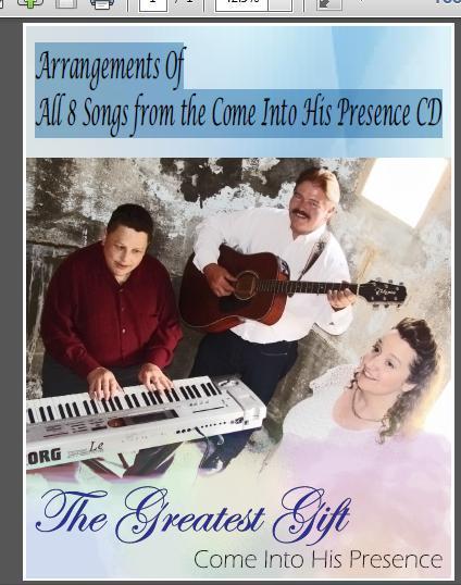 Songbook - Come Into His Presence