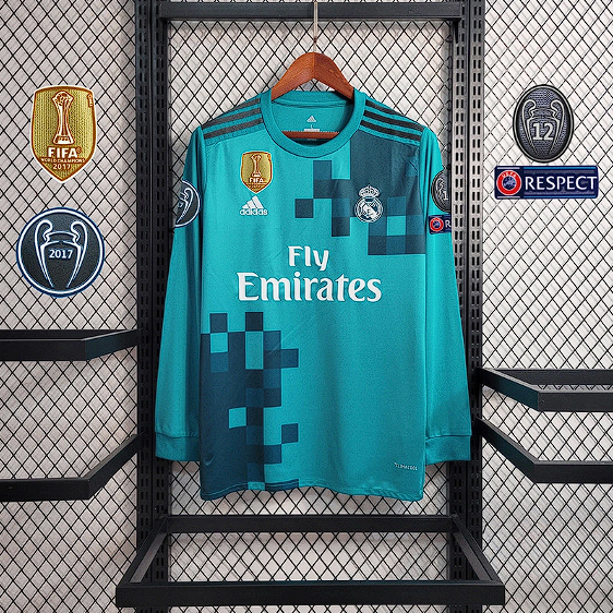 2017-18 Retro Real Madrid Ronaldo Long Sleeve