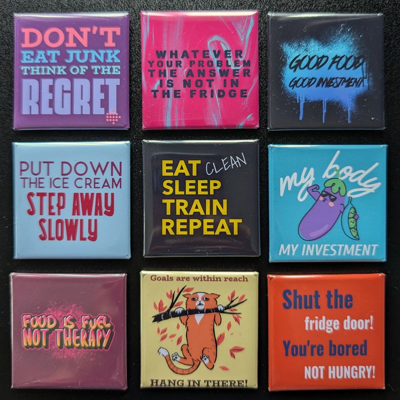 Fitness Motivation Magnets