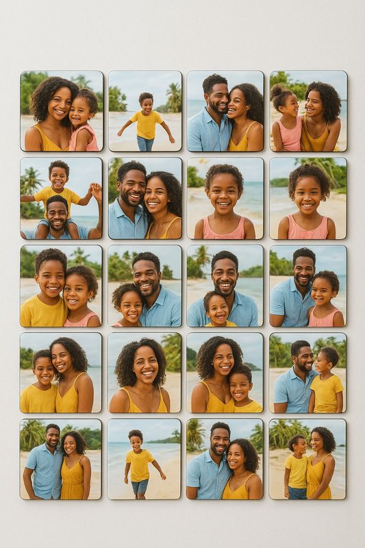 Customised Number (15+) photo magnets