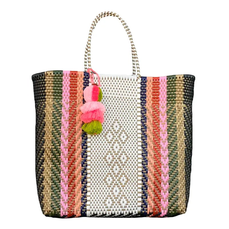 Squeeze De Citron Autumn Rainbow Citron Tote