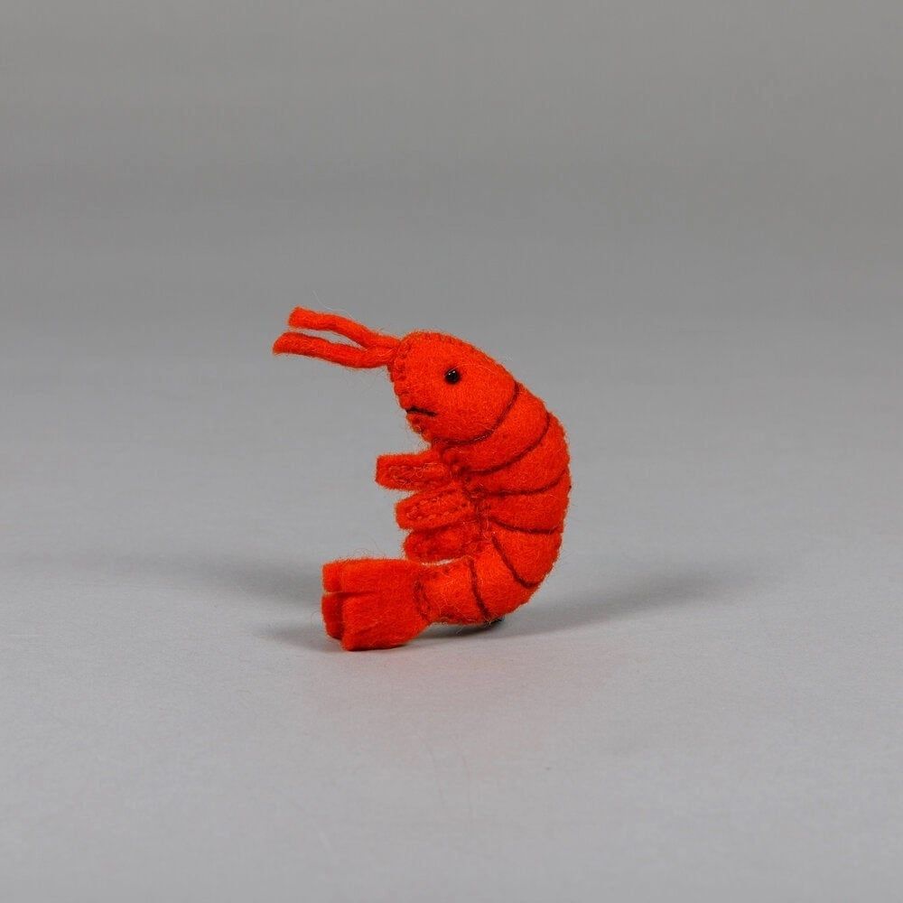 Lily and Oliver&#39;s Ware of the Dog Wool Shrimp CAT Toy