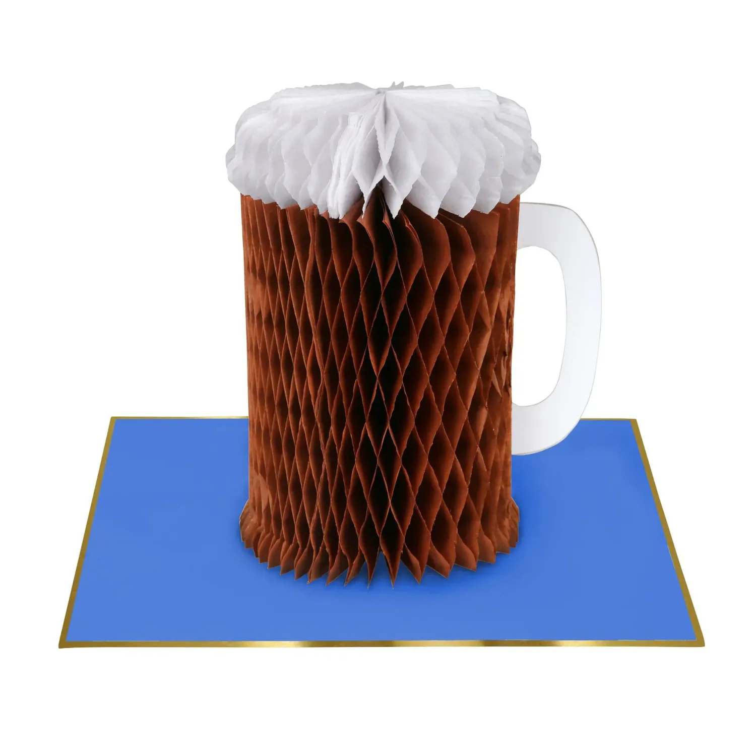 Meri Meri Happy Beerday Honeycomb  Birthday Card