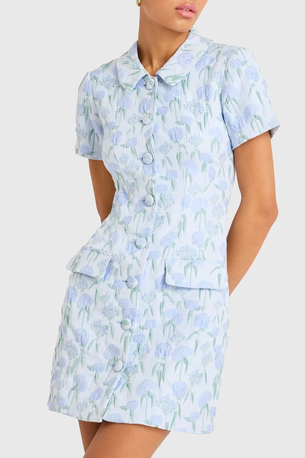 Amanda Uprichard Belmont Dress, Color: Flores Brocade, Size: S