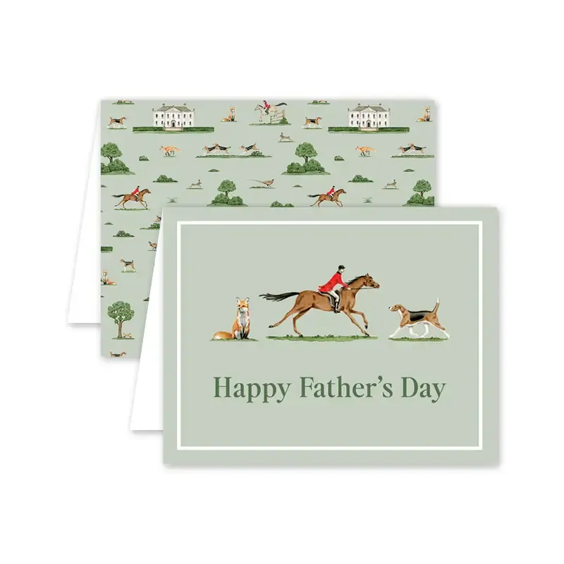 Fox Hunt Father's Day Single Card