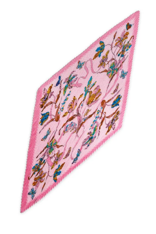 Wild Cosmos Petit Plisse Scarf