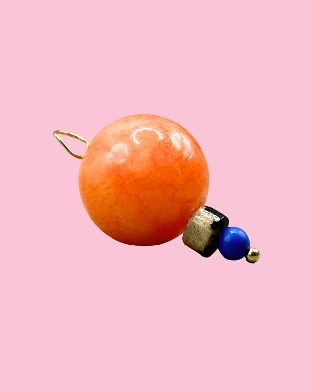 orange geometric balloon