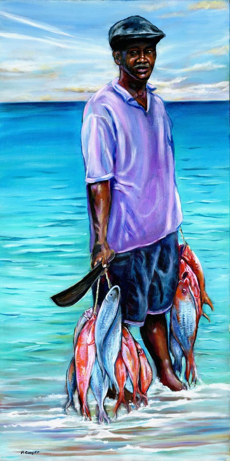 Fisherman in Water