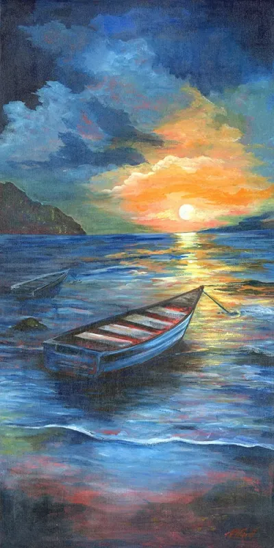 Boat in Sunset