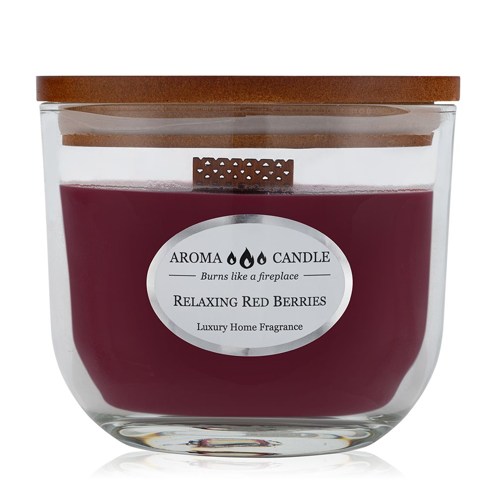 Aroma Candles Relaxing Red Berries